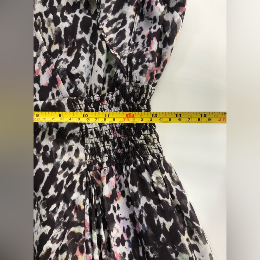 ALLSAINTS Malley Leofall Leopard Print Dress Size: M - Picture 14 of 16